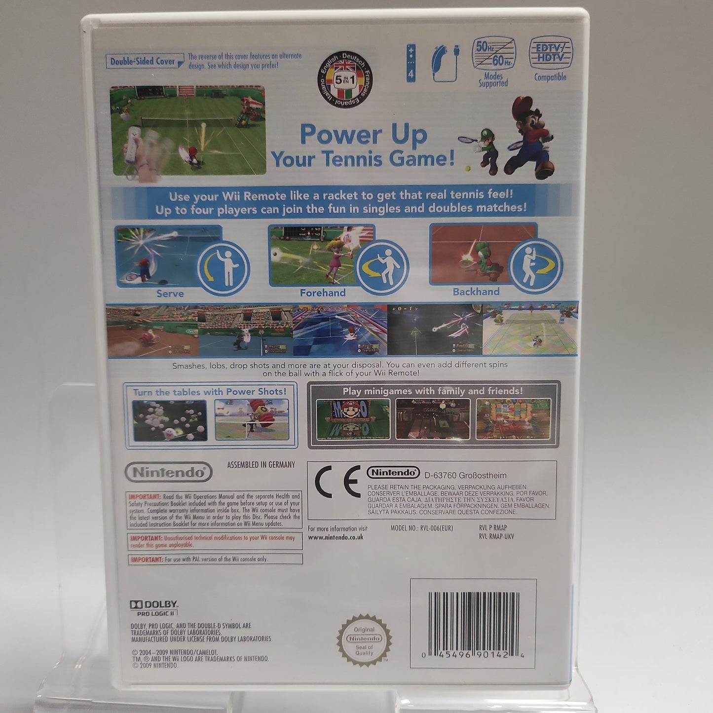 New Play Control Mario Power Tennis Nintendo Wii