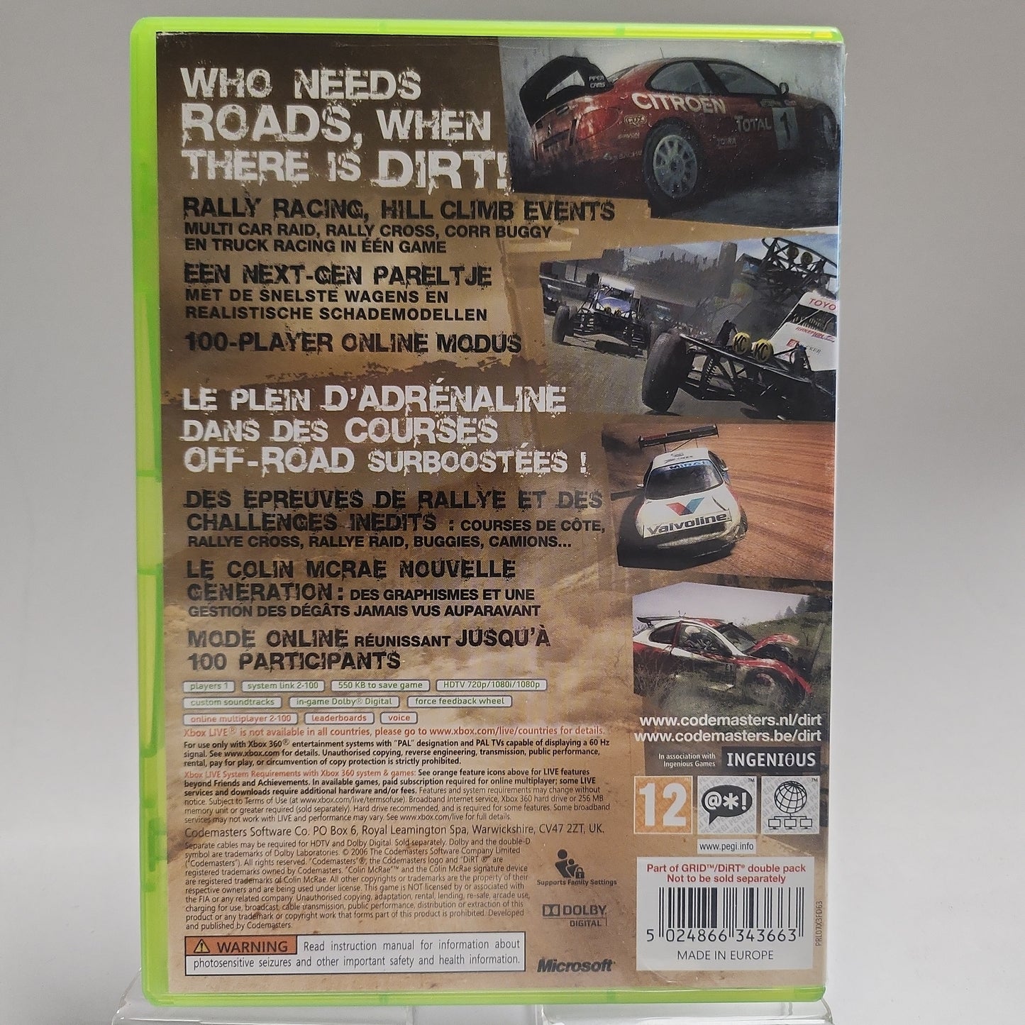 Colin McRae Rally Best Sellers Classics Xbox 360