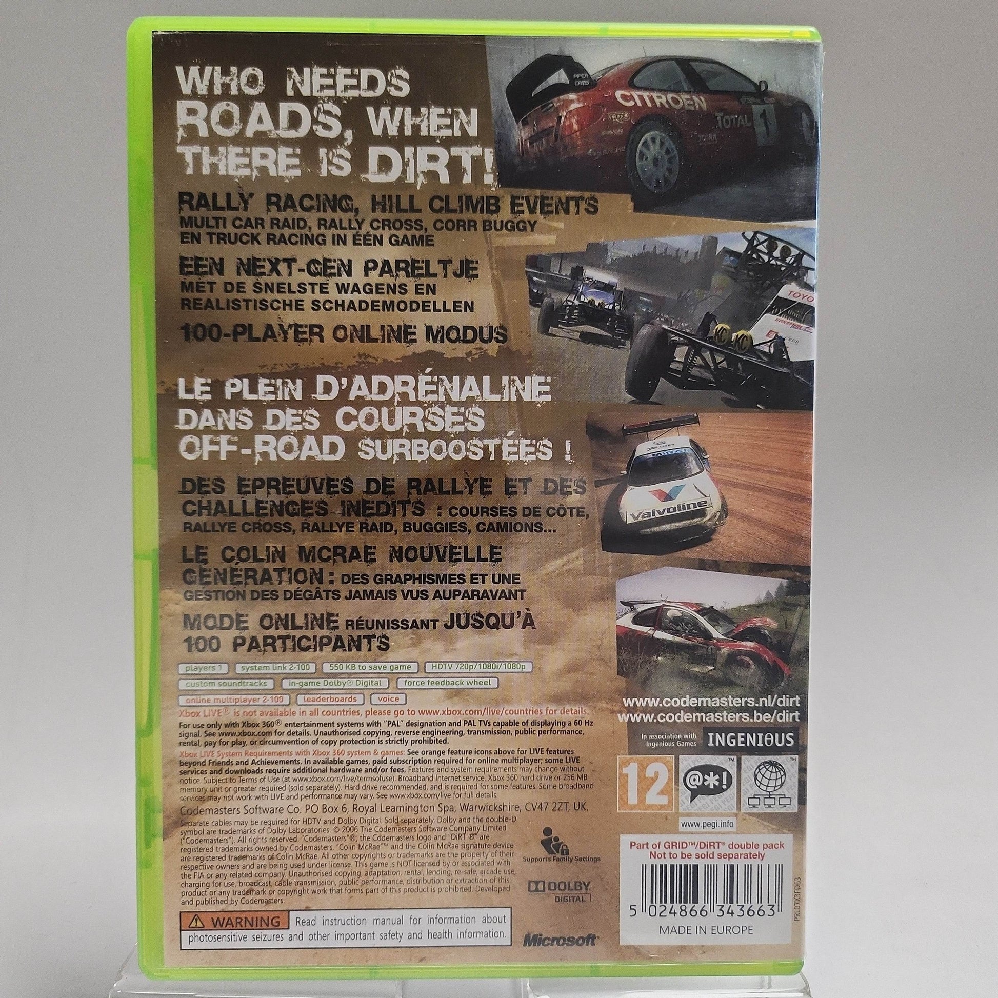 Colin McRae Dirt Best Sellers Classics Xbox 360 - Feniks Gameshop
