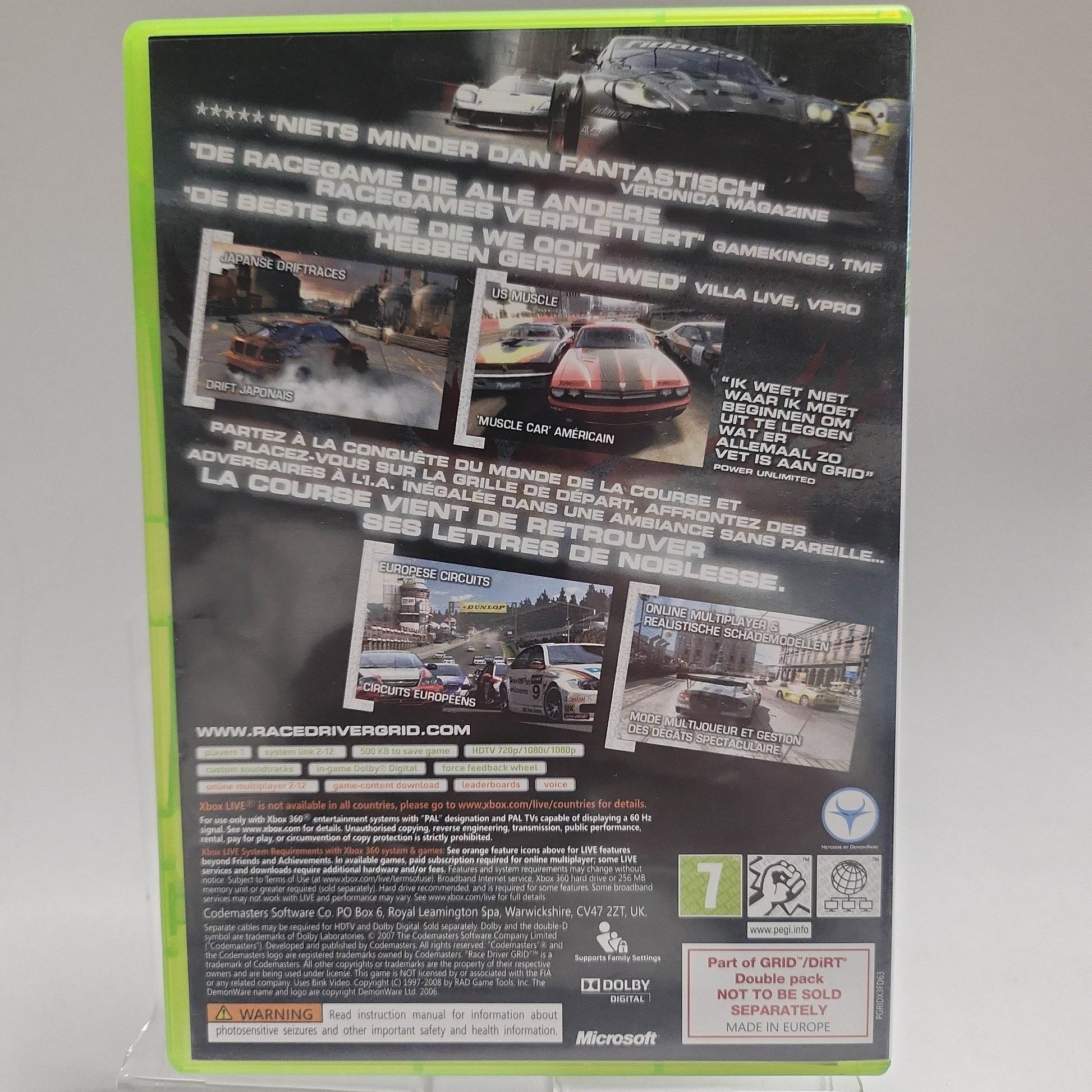 Racedriver Grid Best Sellers Xbox 360 - Feniks Gameshop