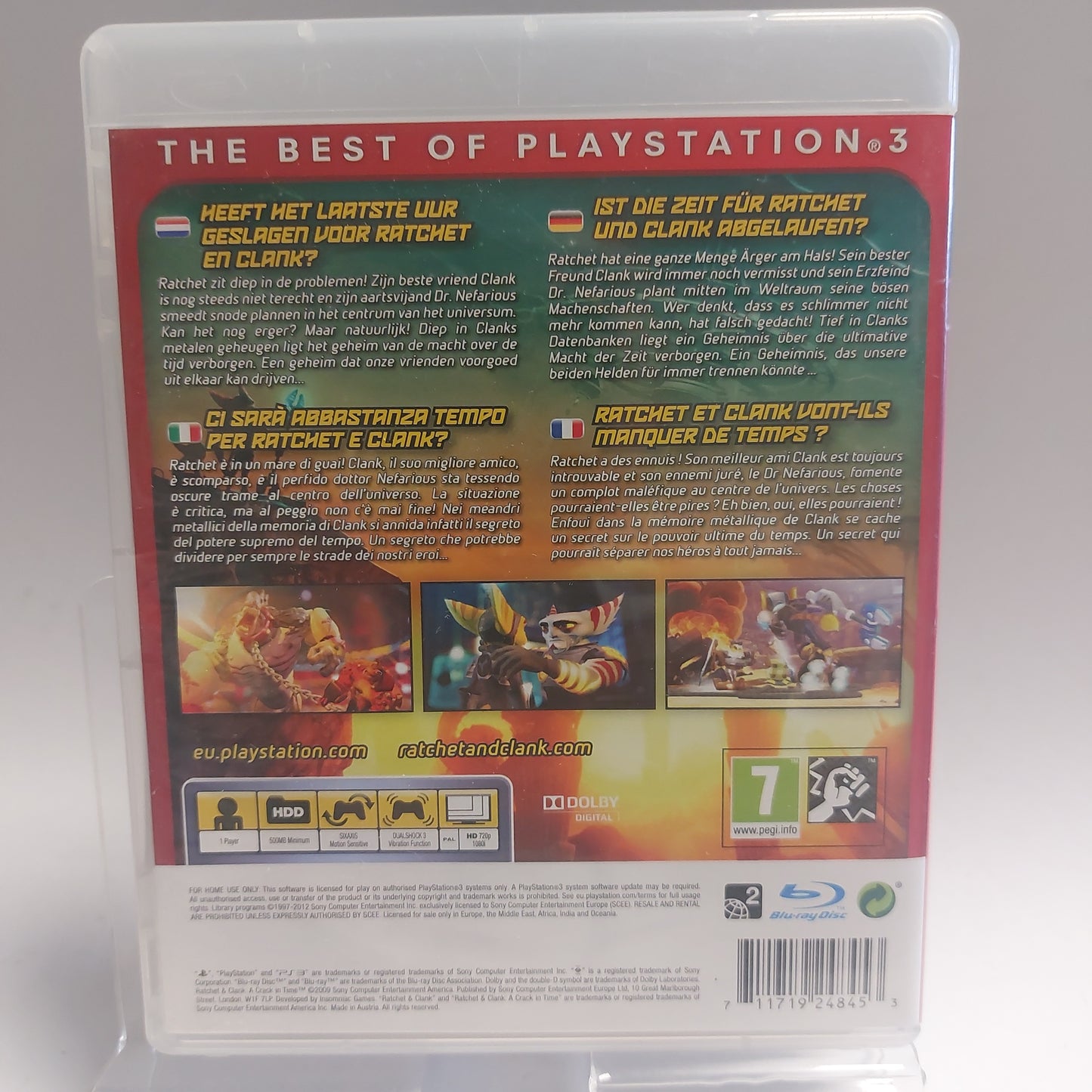 Ratchet & Clank: A Crack in Time Essentials Playstation 3