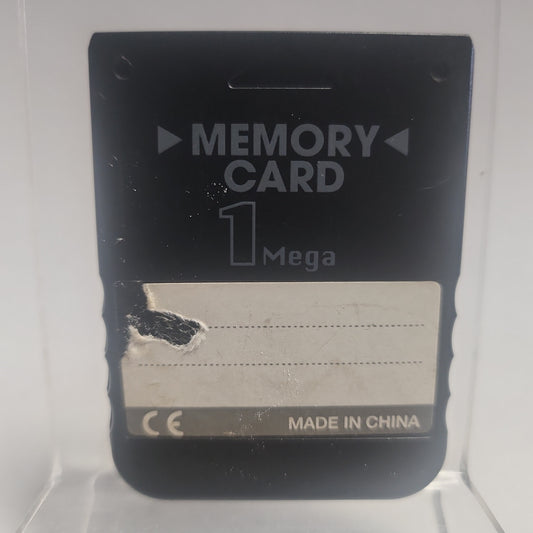 Zwarte 1 Mega Memorycard Playstation 1