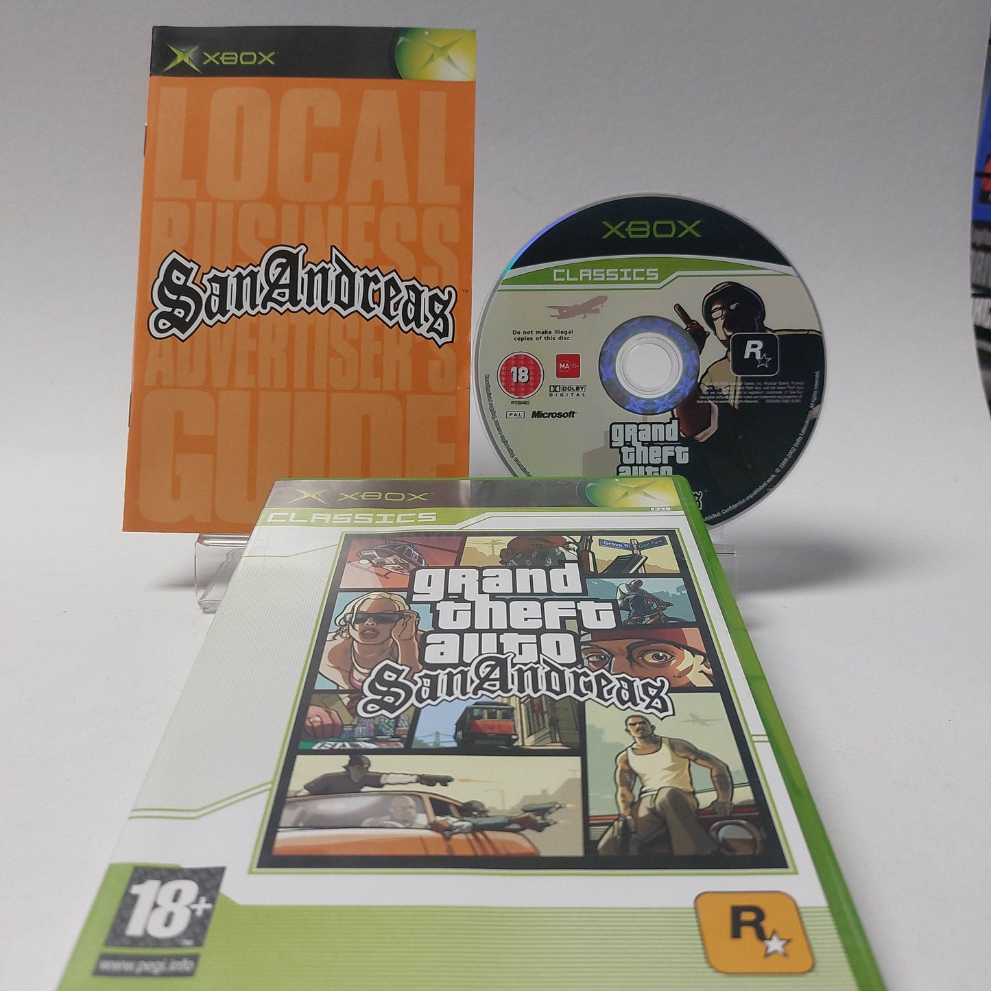 Grand Theft Auto San Andreas Classics Xbox Original - Feniks Gameshop