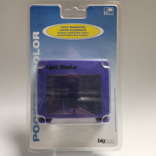 Nieuw Paarse BigBen Light Master Game Boy Pocket Color