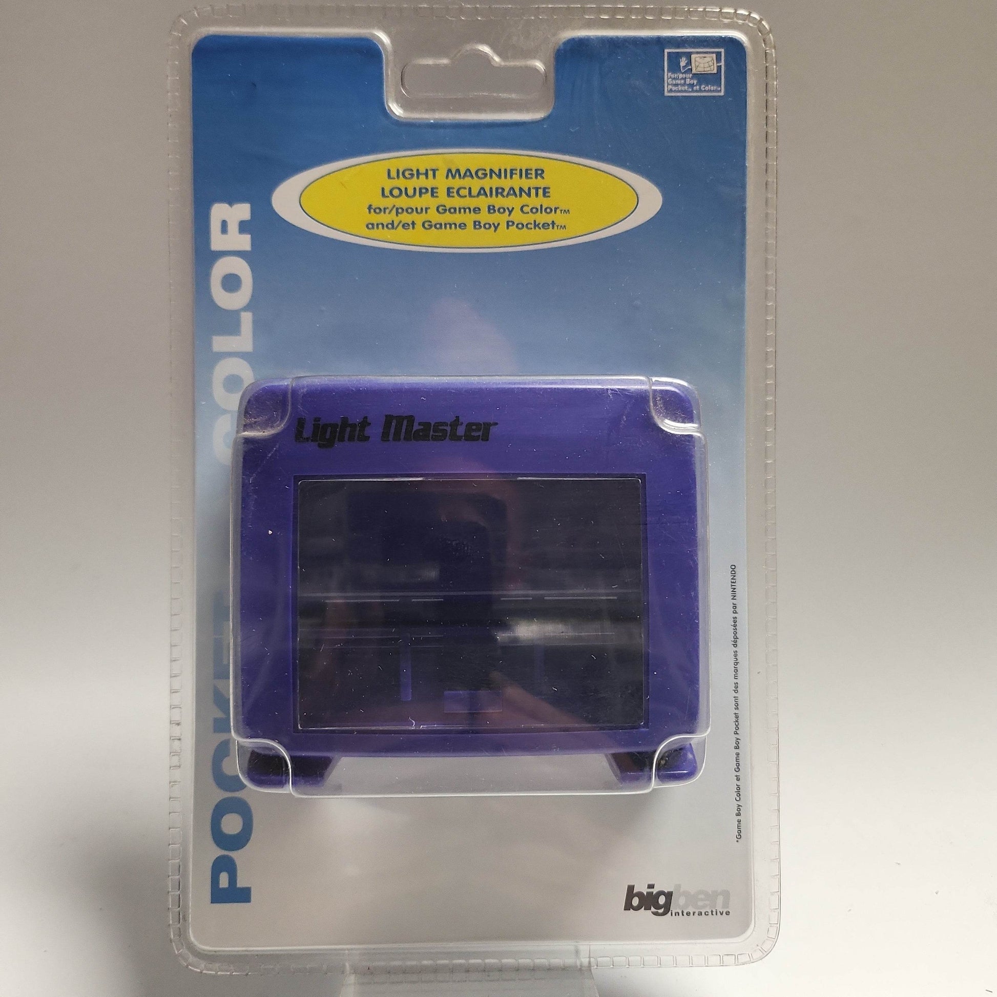Geseald Paarse BigBen Light Master Game Boy Pocket Color - Feniks Gameshop