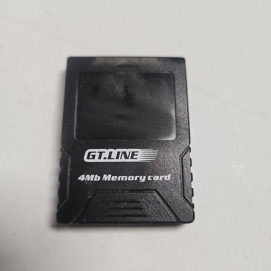 GT Line 4mb Memorycard Nintendo Gamecube