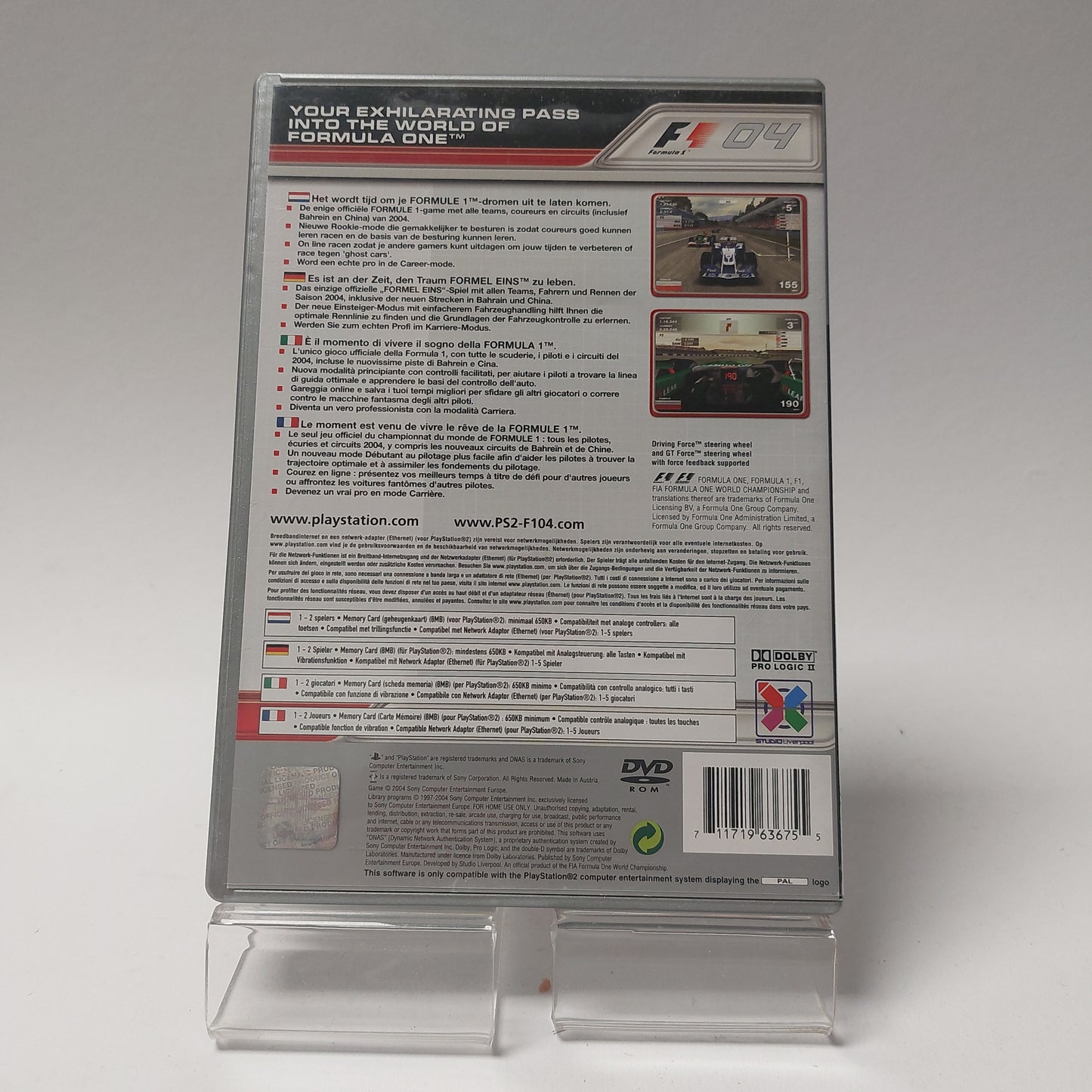 Formula One 04 Platinum Edition Playstation 2