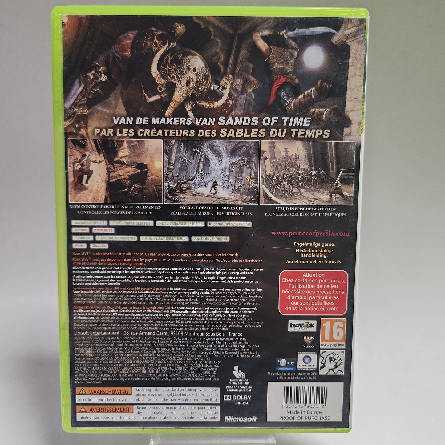 Prince of Persia the Forgotten Sands Xbox 360