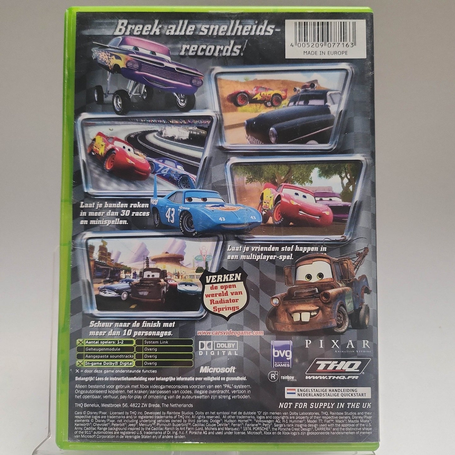 Disney Pixar Cars Xbox Original - Feniks Gameshop