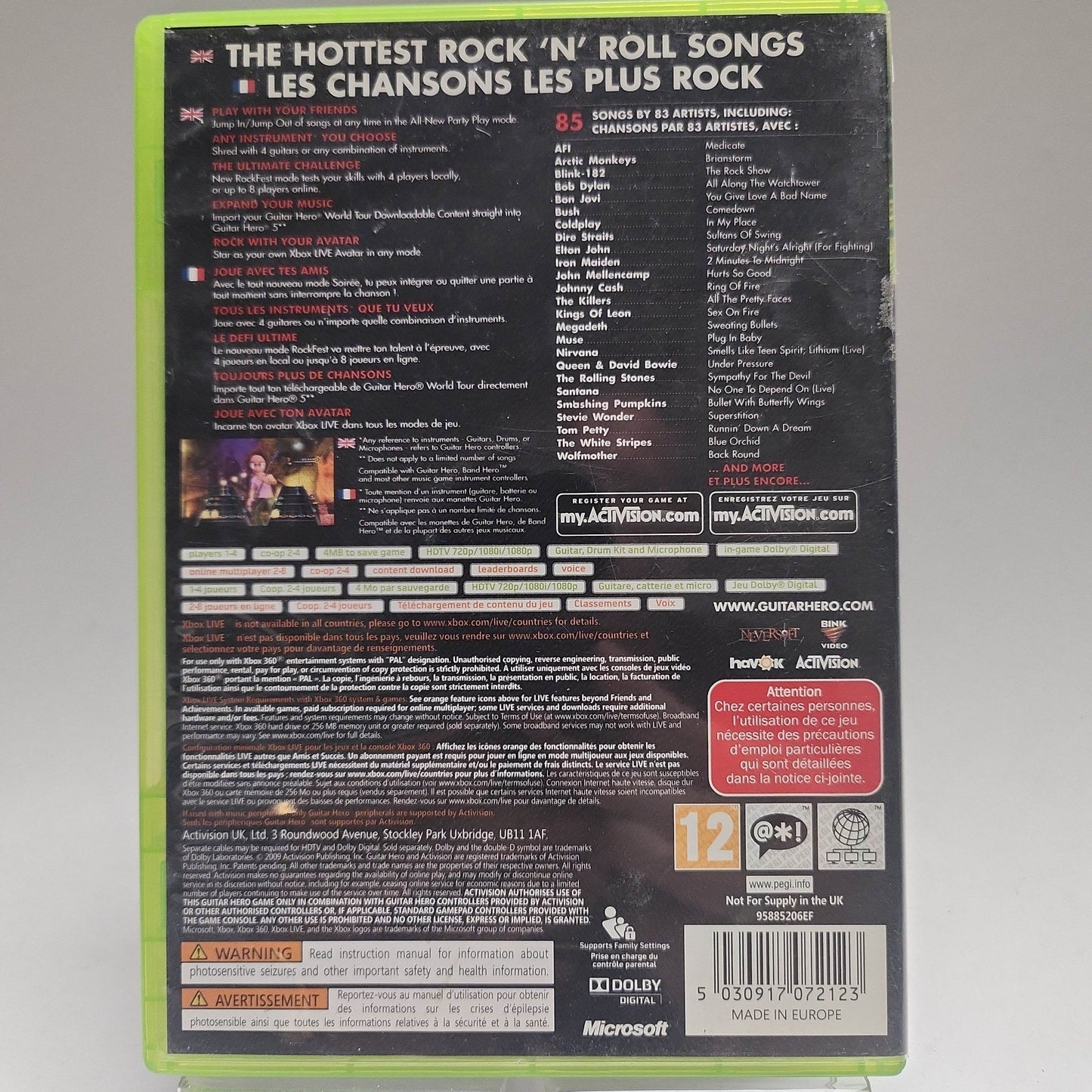 Guitar Hero 5 Xbox 360 - Feniks Gameshop
