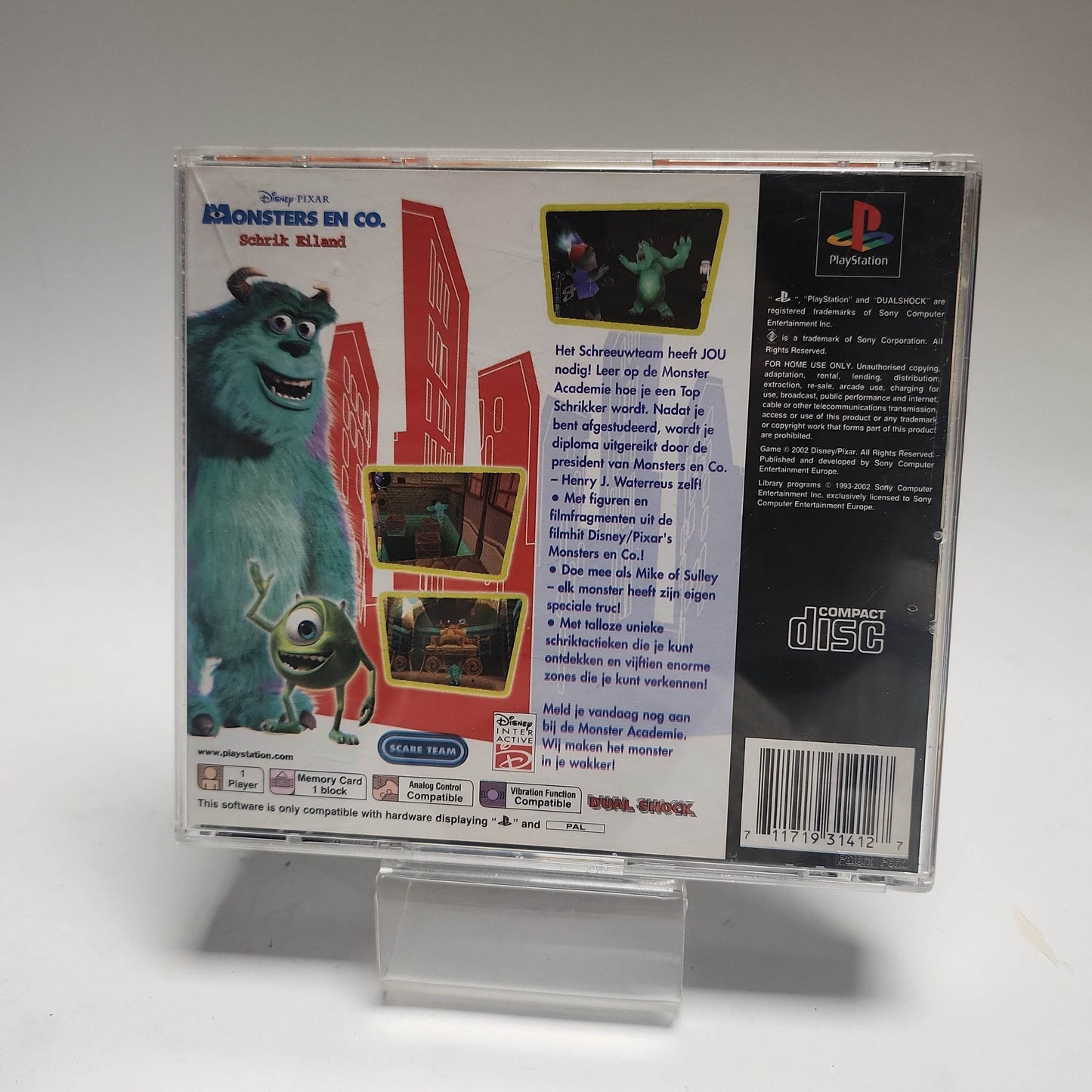 Disney Pixar Monster En Co Schrik Eiland PS1 - Feniks Gameshop