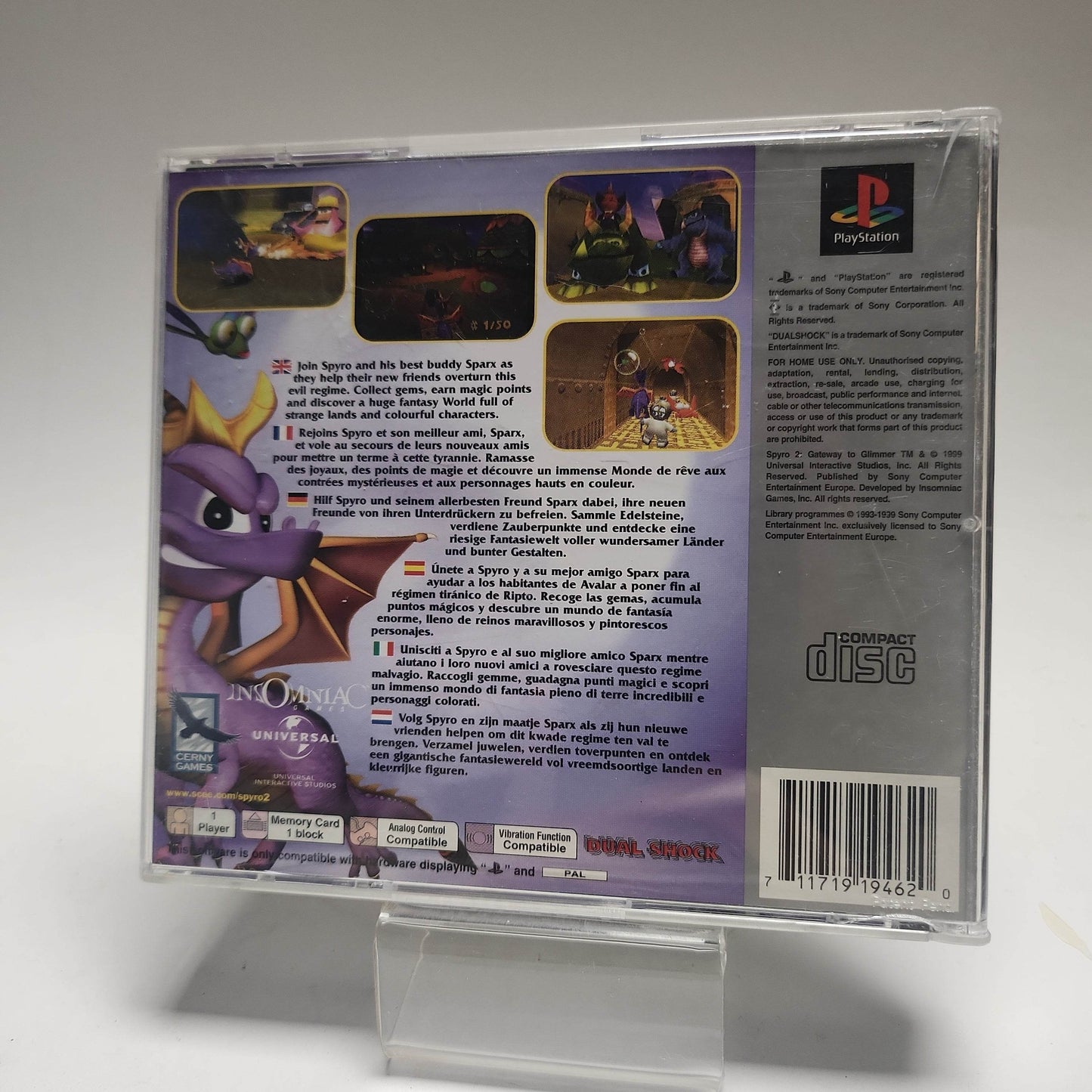 Spyro 2 Cateway To Glimmer Playstation 1 - Feniks Gameshop