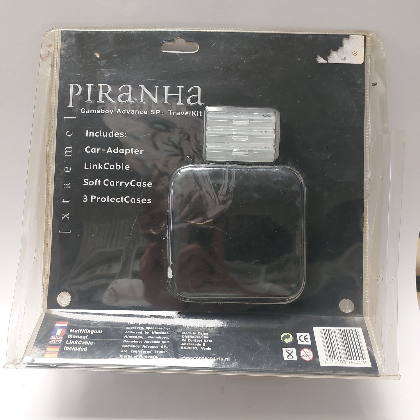 Piranha Xtreme Travelkit  Geseald For GBA SP