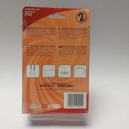 Compatible With Playstation 3 Geseald Play & Charge Cable - Feniks Gameshop