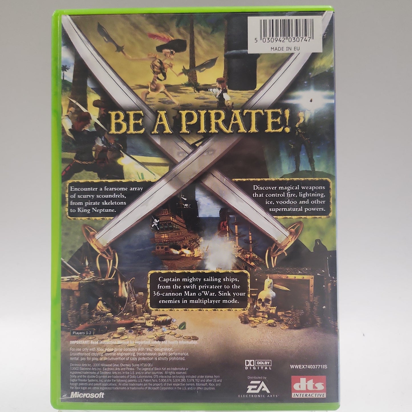 Pirates the Legend of Black Kat Xbox Original