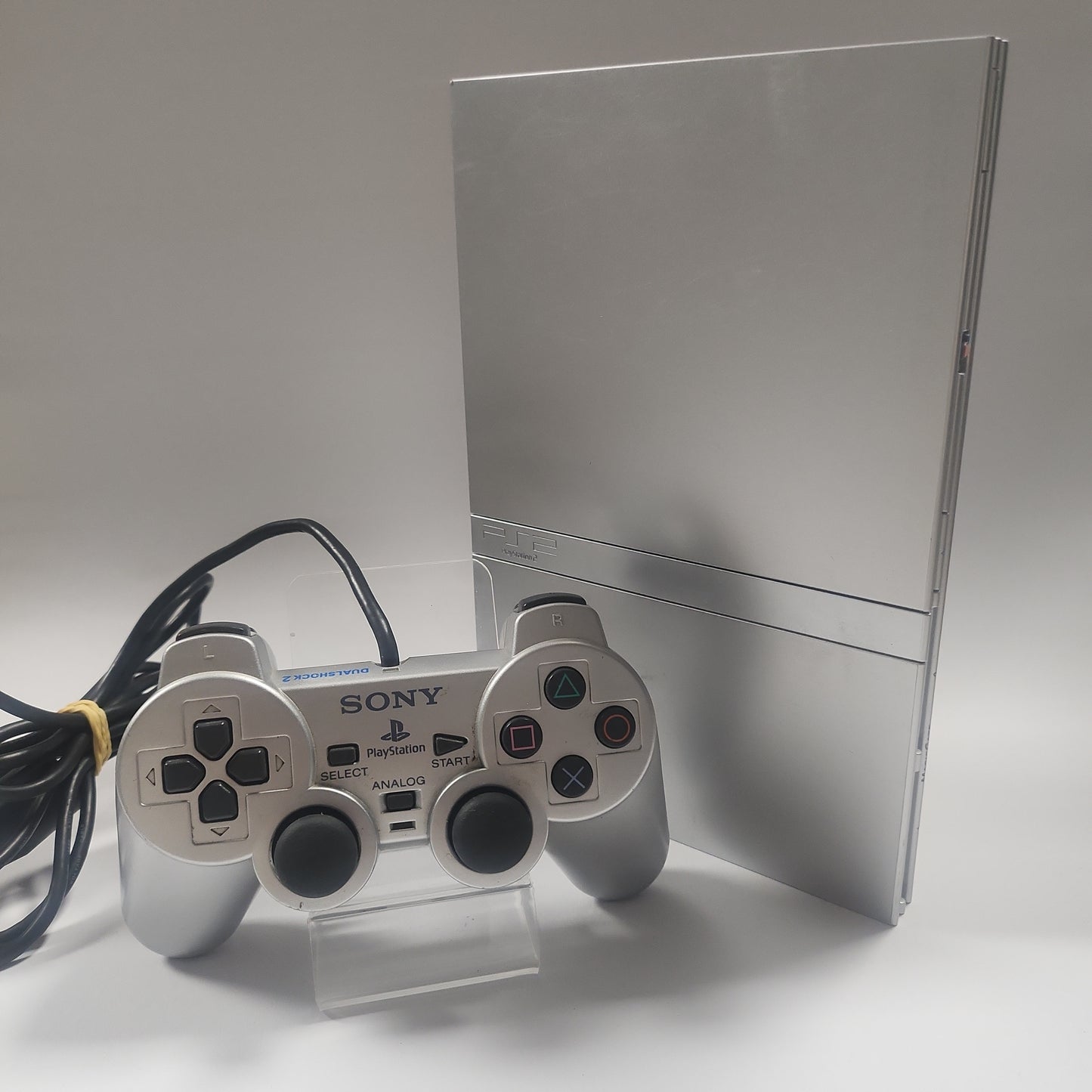 Zilver Slim Playstation 2 + Sony Controller SCPH-77004