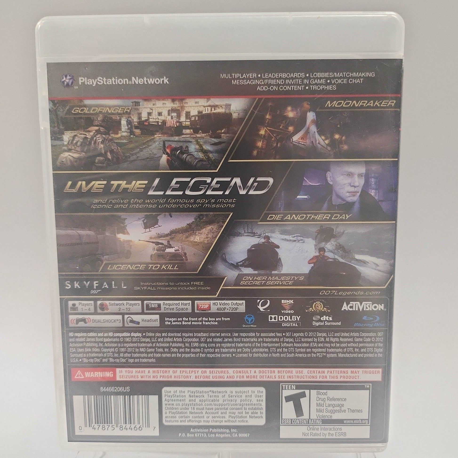 007 Legends American Edition Playstation 3 - Feniks Gameshop