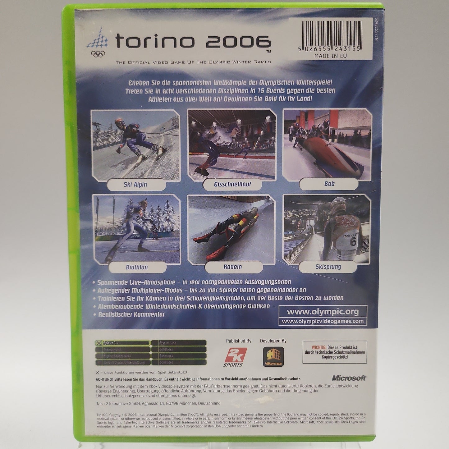 Torino 2006 Xbox Original