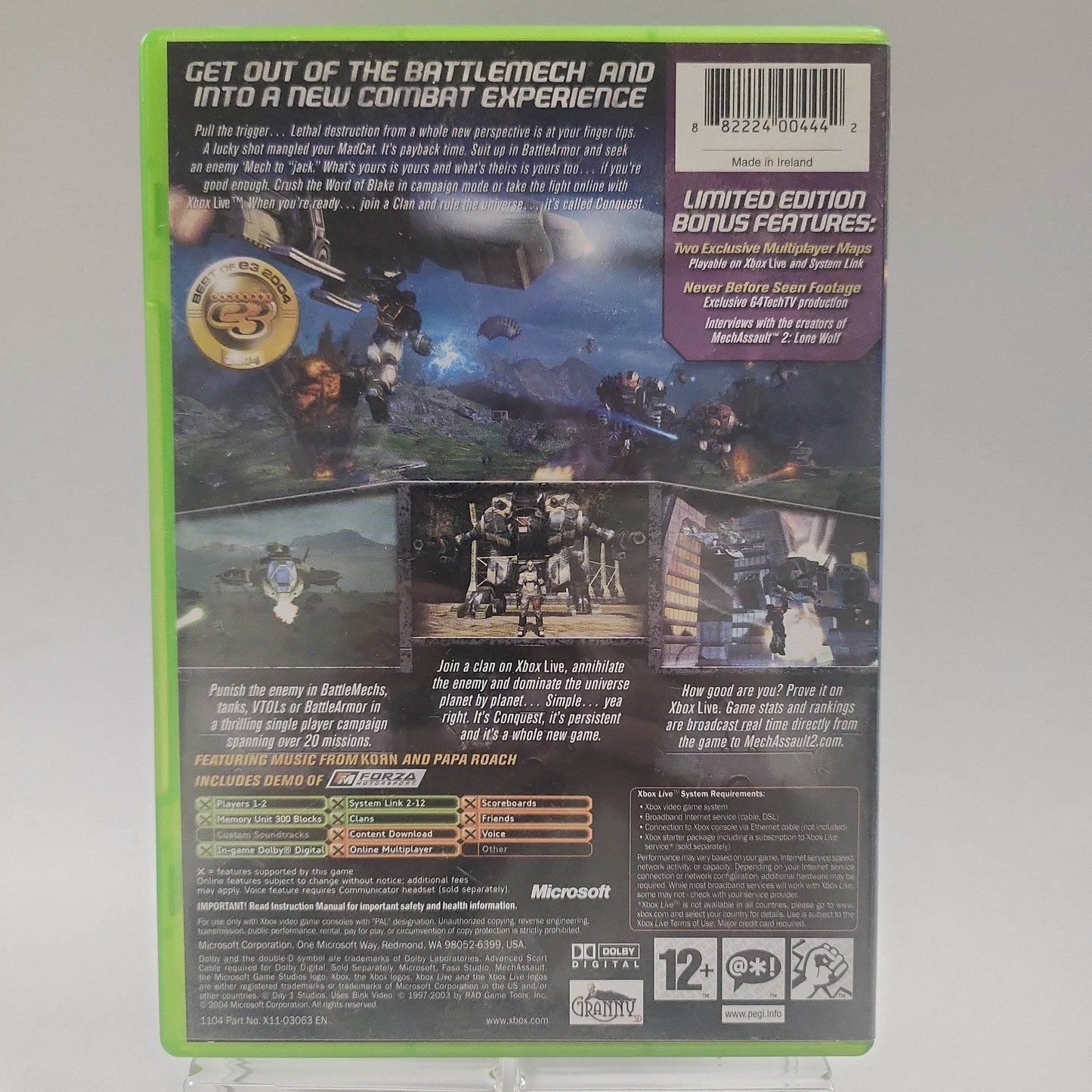 Mechassault 2 Lone Wolf Limited Edition Xbox Original - Feniks Gameshop