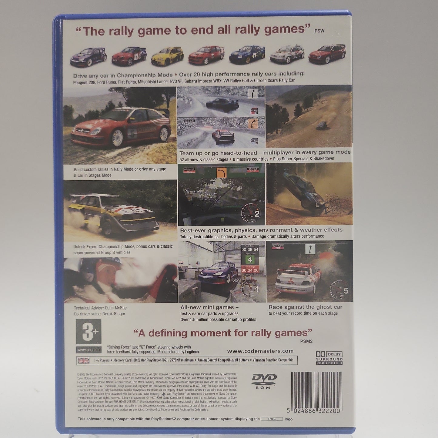 Colin McRae Rally 04 Playstation 2