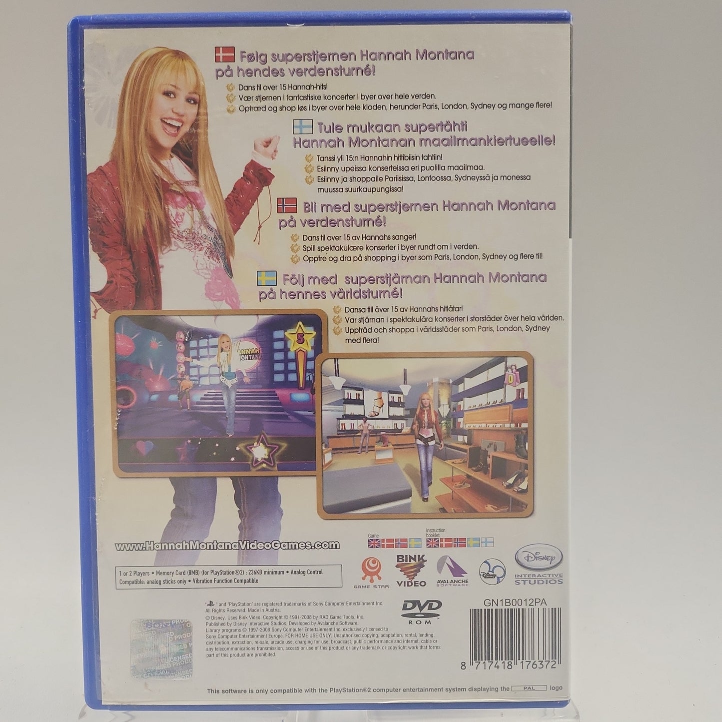 Hannah Montana Spotlight World Tour Playstation 2