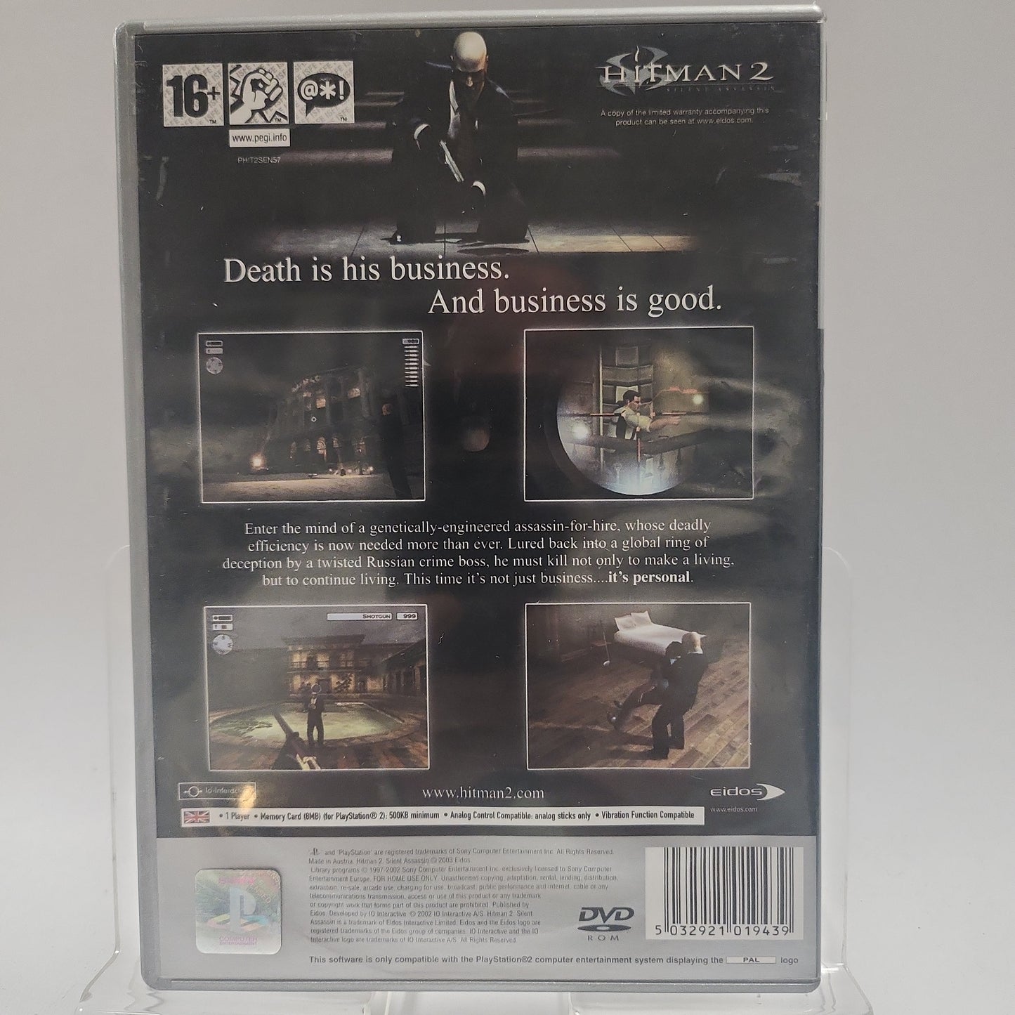 Hitman 2 Silent Assassin Platinum Edition Playstation 2