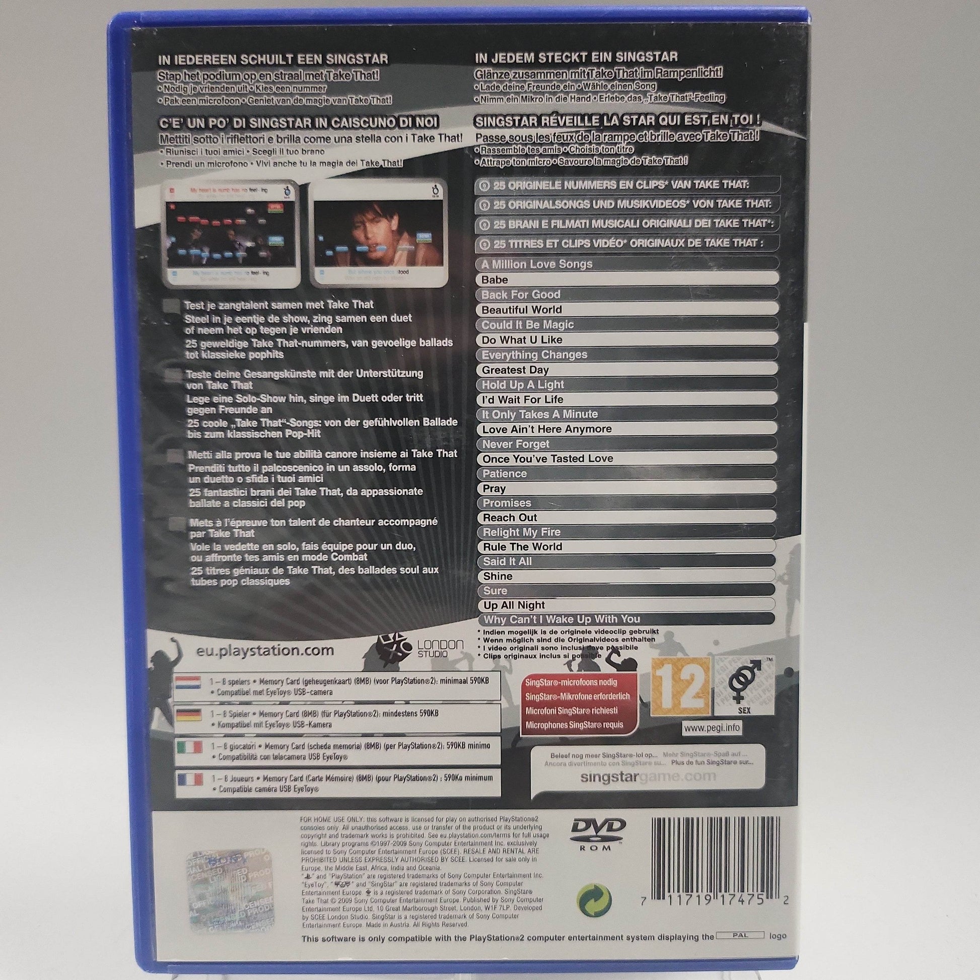 Singstar Take That Playstation 2 - Feniks Gameshop