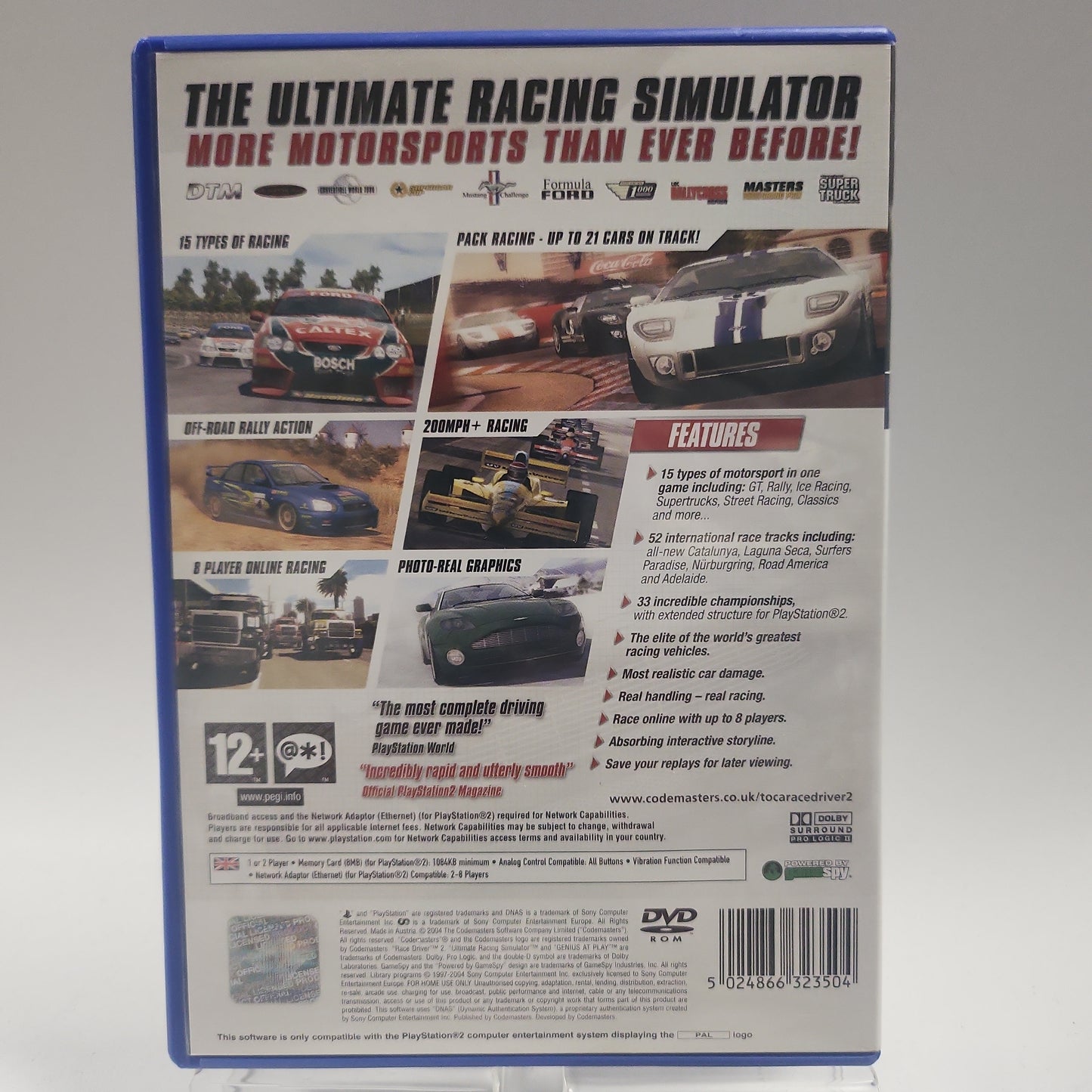 Toca Race Driver 2 (No Book) Playstation 2