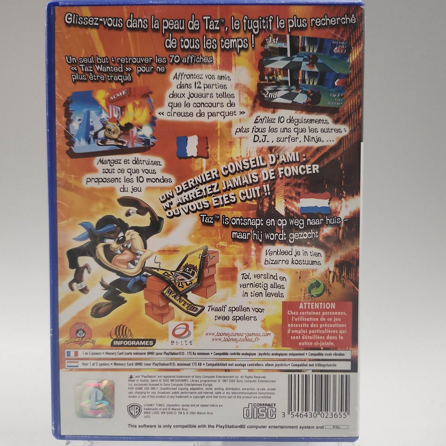 Taz Wanted Playstation 2 - Feniks Gameshop