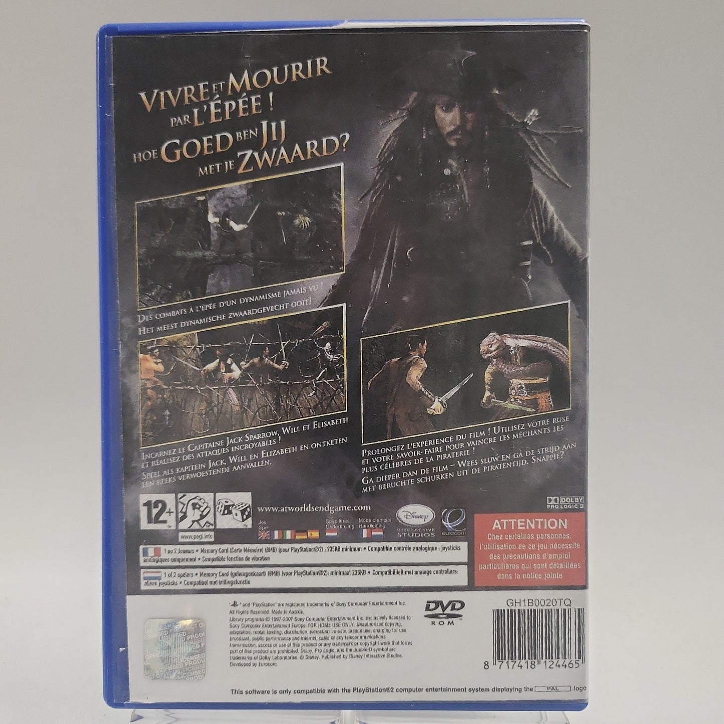 Pirates of the Caribbean At World's End (Copy Cover) Playstation 2