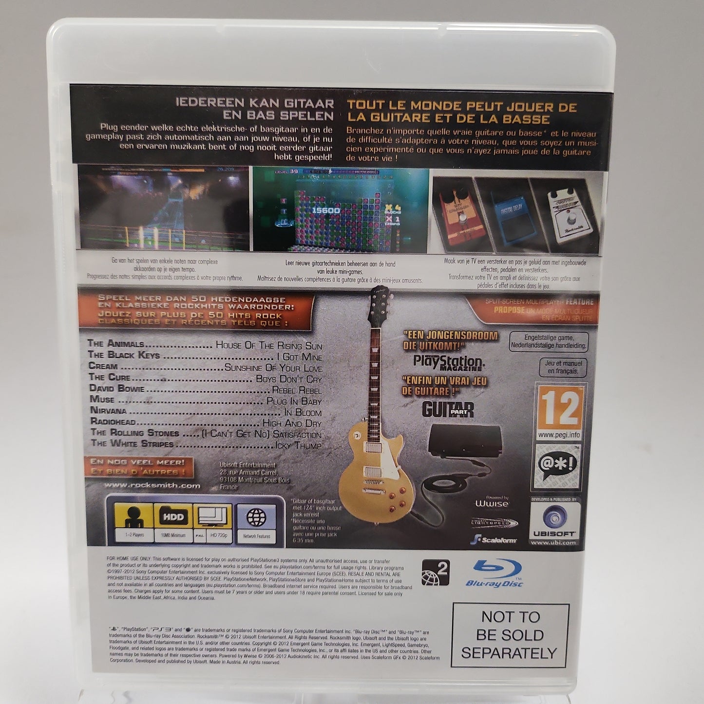 Rocksmith Autentic Guitar Games Playstation 3