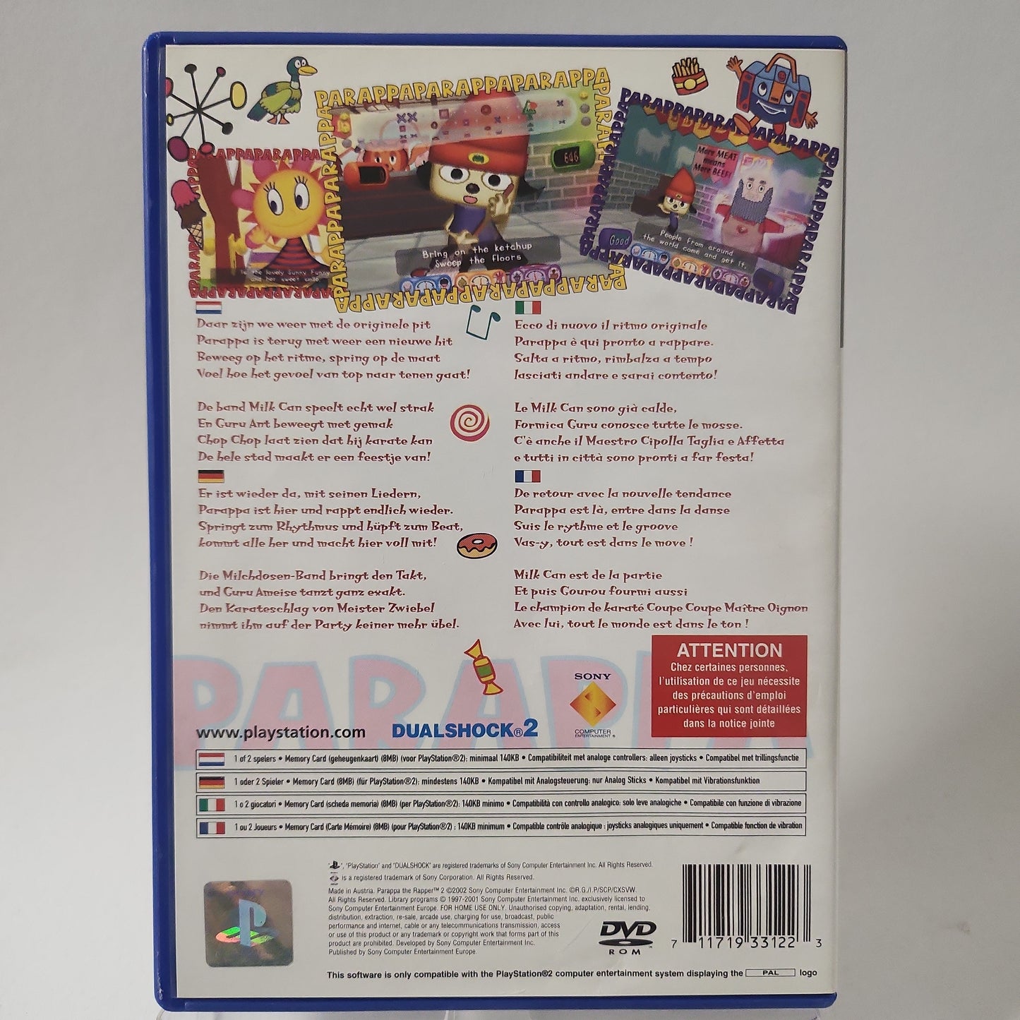 Parappa the Rapper 2 Playstation 2