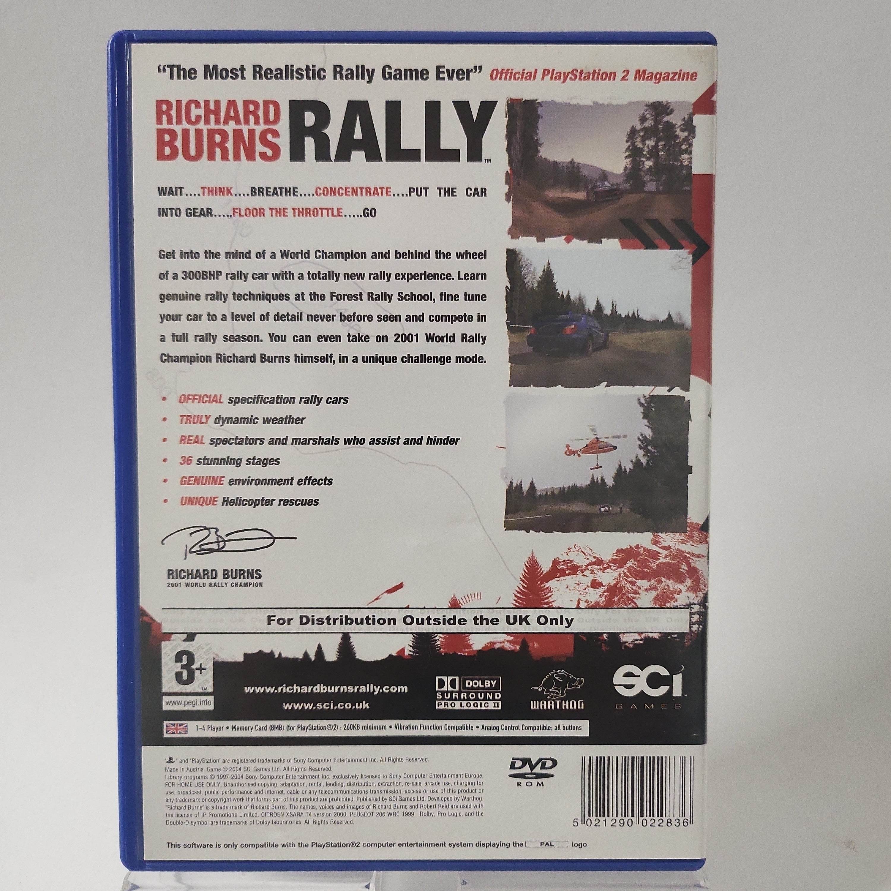 Richard Burns Rally - Promo Press - Sony PlayStation PS2 - PAL EUR