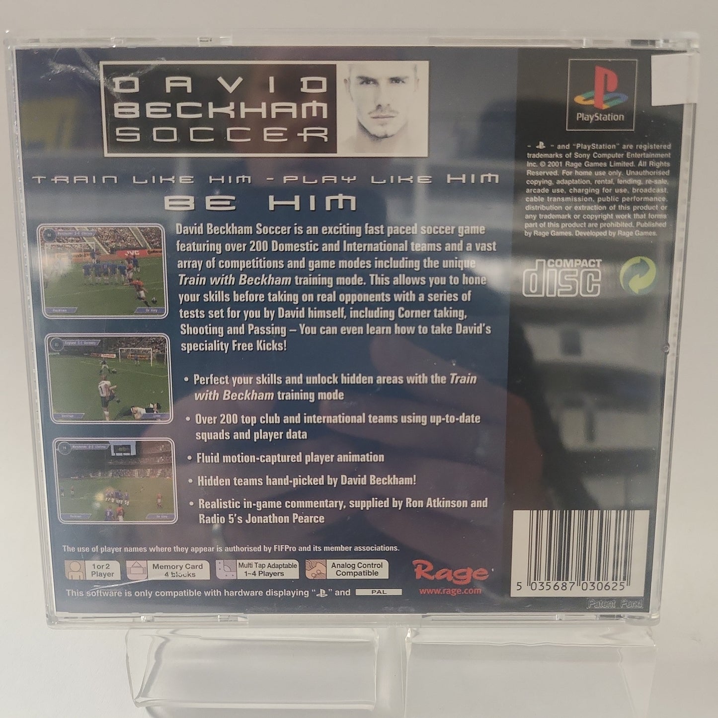 David Beckham Soccer Playstation 1