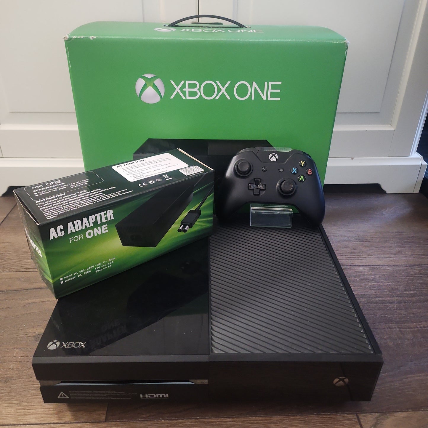 Xbox One Zwart + Orginele Controller Boxed