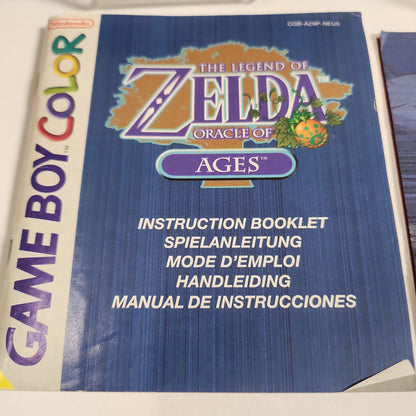 Legend of Zelda Oracle of Ages CIB GBC