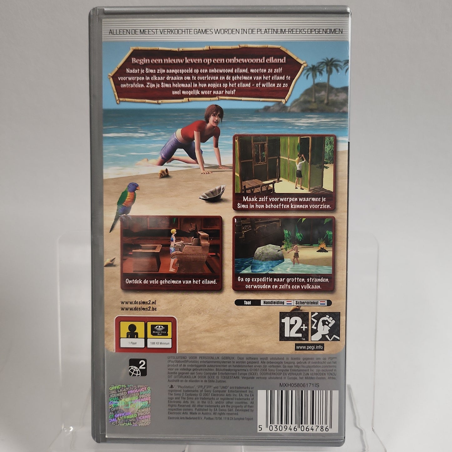 Sims 2 Op een Onbewoond Eiland Platinum PSP