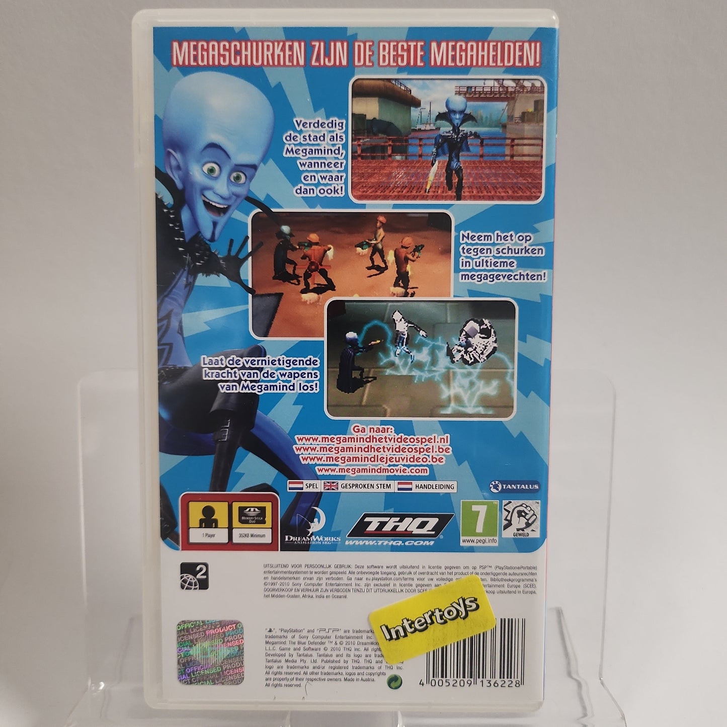 Megamind de Blauwe Redder Playstation Portable