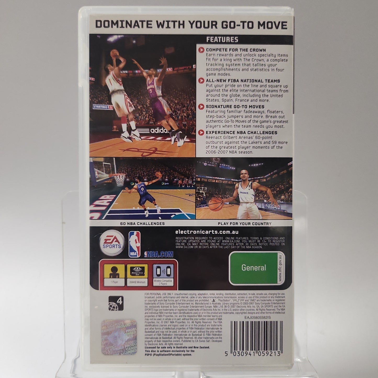 NBA Live 08 Playstation Portable