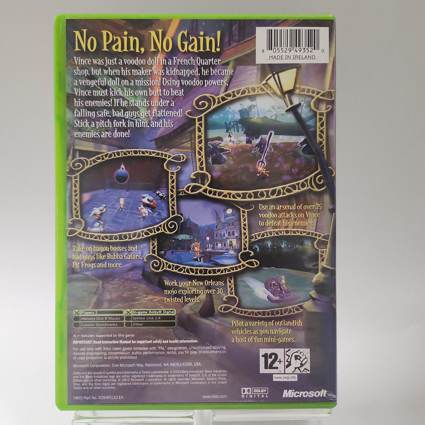 Voodoo Vince Feel His Pain Xbox Original - Feniks Gameshop