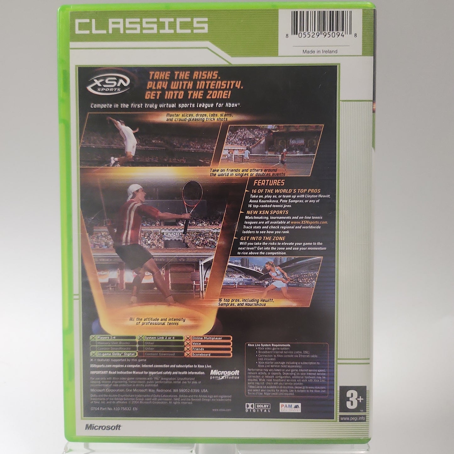 Top Spin Classics Copy Cover Xbox Original
