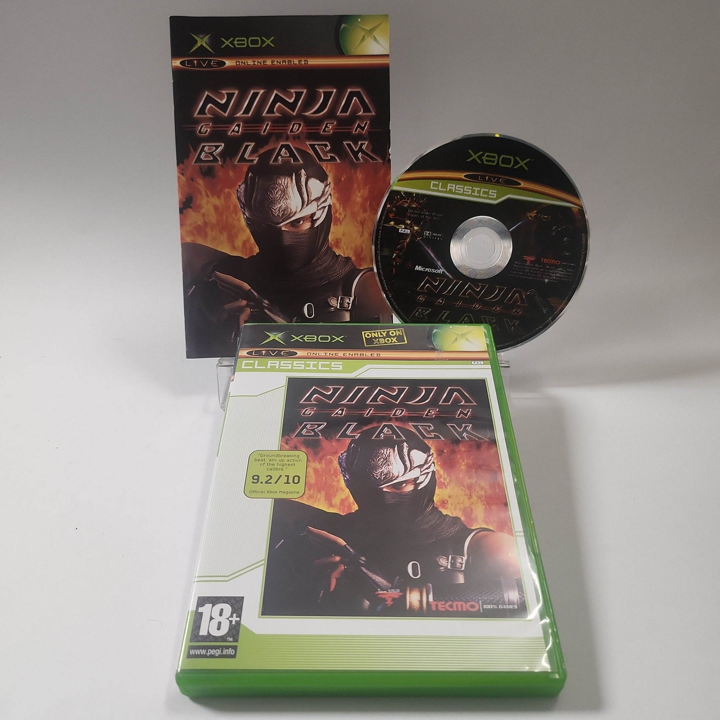 Ninja Gaiden Black Classics Xbox Original - Feniks Gameshop