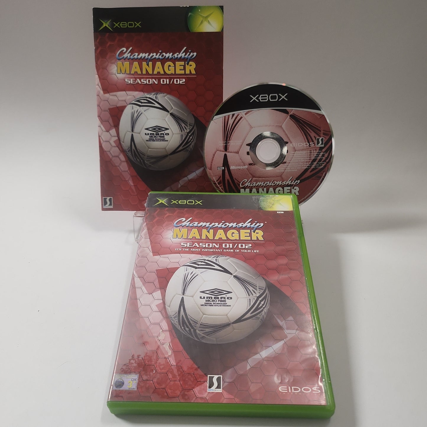 Championship Manager Saison 01/02 Xbox Original