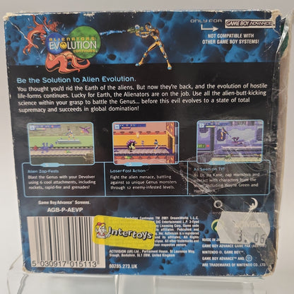 Alienators Evolution Continues Boxed Game Boy Advance