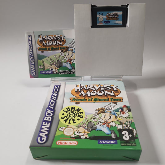 Harvest Moon Friends of Mineral Town Boxed Game Boy Advance