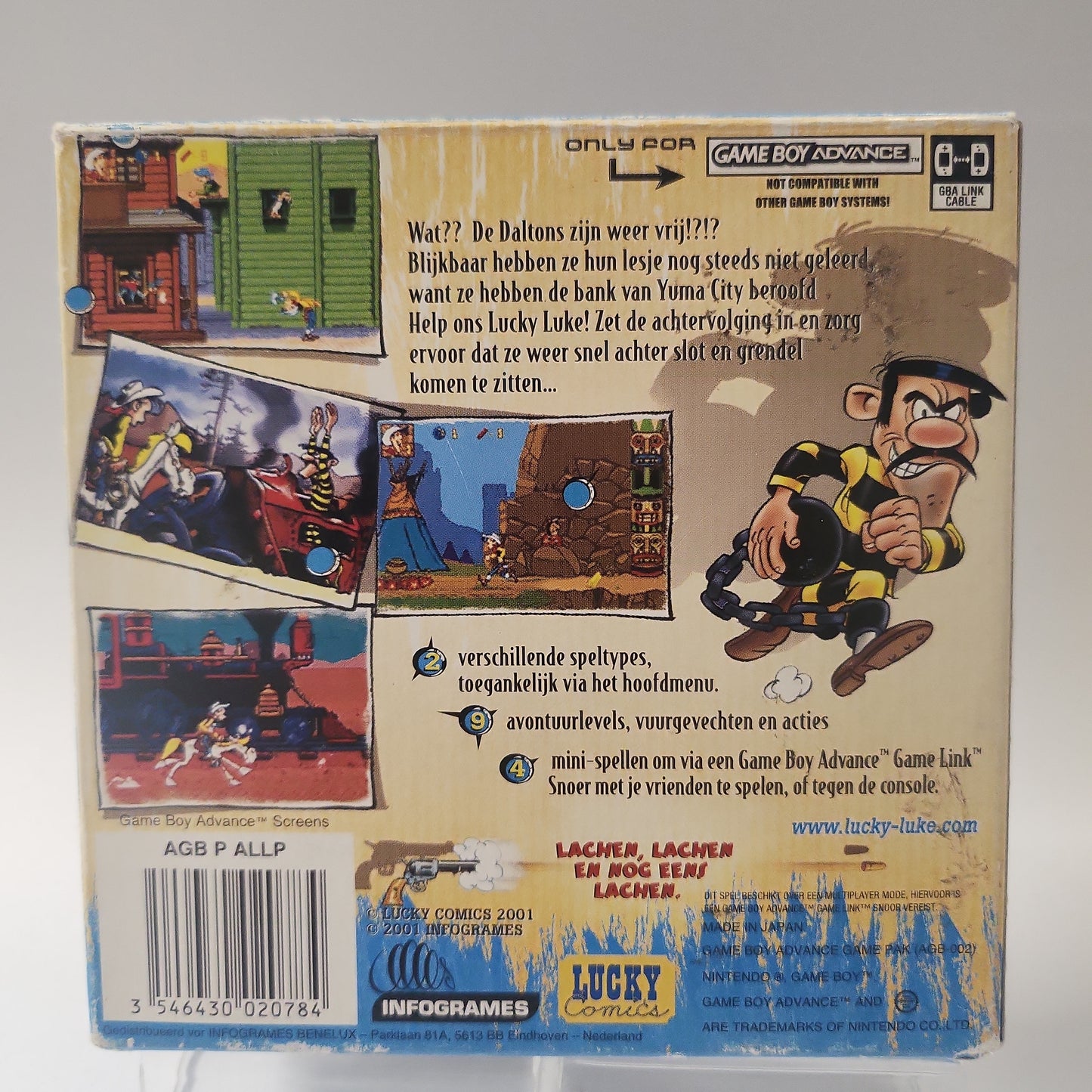 Lucky Luke wollte den Game Boy Advance in einer Box kaufen