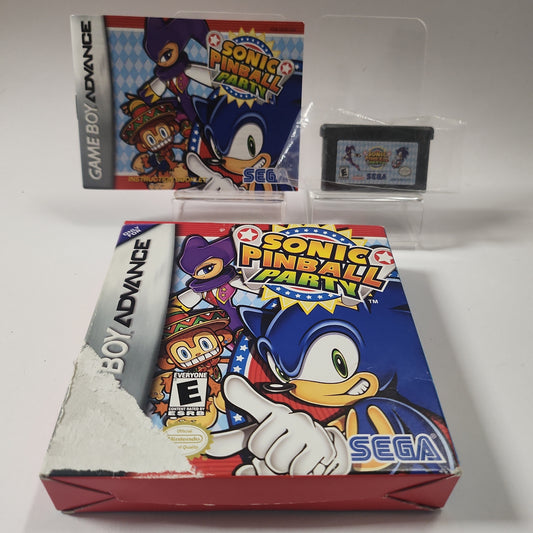 Sonic Pinball Party Boxed Game Boy Advance