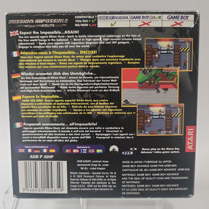 Mission Impossible Operation Surma Nintendo Game Boy Advance