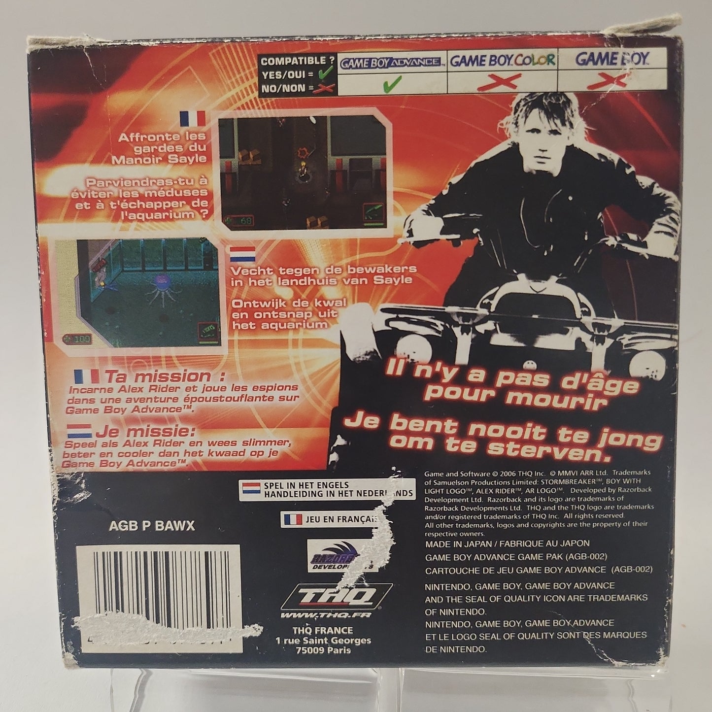 Alex Rider Stormbreaker Boxed Game Boy Advance