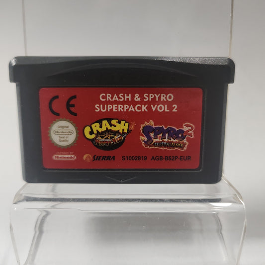 Crash &amp; Spyro Super Pack Vol 2 Game Boy Advance